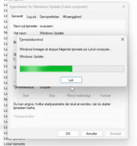 Trin 8: Skærmbillede fra guide